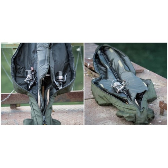 Solar Undercover Green 3+2 karpinis dėklas kotams Solar Undercover Green 3+2 karpinis dėklas kotams