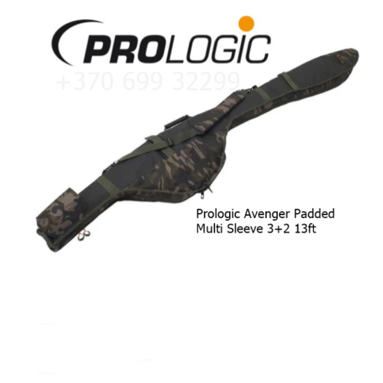 Prologic Avenger Padded Multi Sleeve 3+2 Rod 13ft dėklas kotams