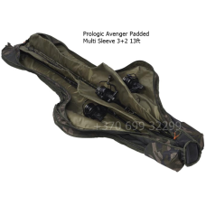 Prologic Avenger Padded Multi Sleeve 3+2 Rod 13ft dėklas kotams Prologic Avenger Padded Multi Sleeve 3+2 Rod 13ft dėklas kotams