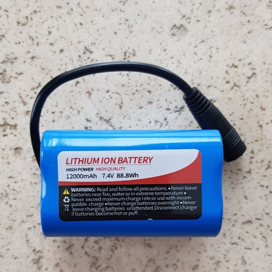Flytec laivelio 12000mAh baterija akumuliatorius Flytec laivelio 12000mAh baterija akumuliatorius