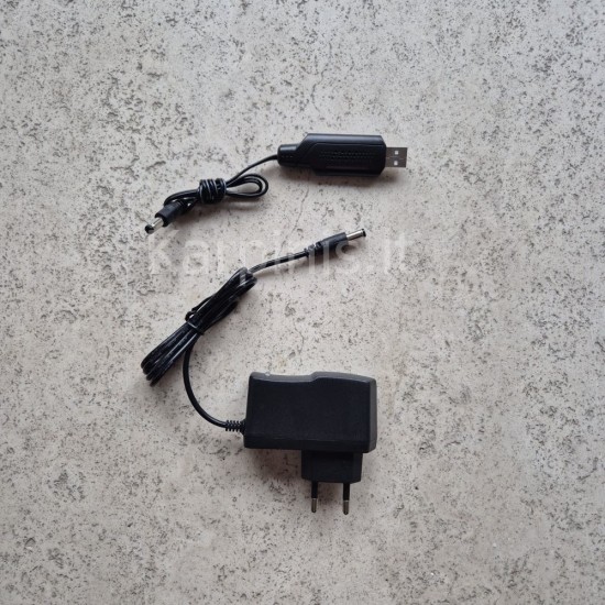 Flytec 7,4V baterijų pakrovėjas nuo 220V ir USB pakrovėjas Flytec 7,4V baterijų pakrovėjas nuo 220V ir USB pakrovėjas