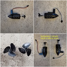 Flytec V802,V803,V600,V060 varikliukas su sraigtais, sraigtai 2 vnt