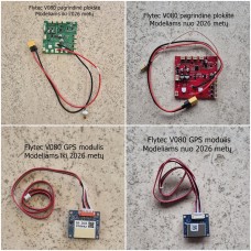 Flytec V080 pagrindinė plokštė, GPS modulis