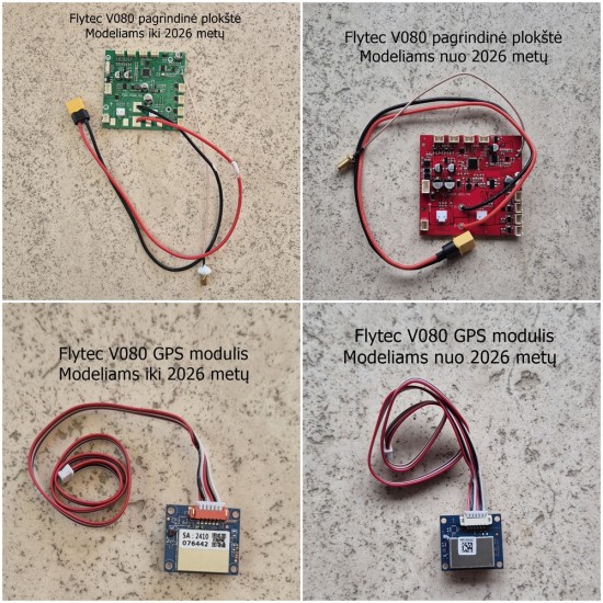 Flytec V080 pagrindinė plokštė, GPS modulis Flytec V080 pagrindinė plokštė, GPS modulis