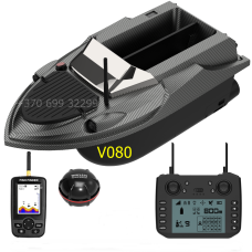 Atnaujintas modelis. Flytec V080 pašarų laivelis. 180 taškų GPS+ ECHOLOTAS+ tašė. 20000 baterija