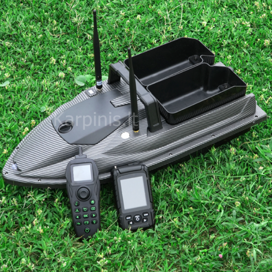 Flytec V600 PRO su įmontuotu Echolotu iki 500 metrų ir GPS 200 taškų. 12000mAh baterija