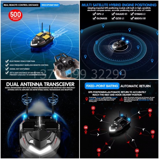 Flytec V802 Pro pašarų laivelis su GPS ir ECHOLOTU. 12000mAh baterija Flytec V802 Pro pašarų laivelis su GPS ir ECHOLOTU. 12000mAh baterija