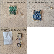 Flytec V802, V803 pagrindinė ir GPS plokštė