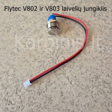 Flytec V802, V803, V600 įjungimo mygtukas
