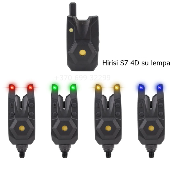 Kibimo indikatoriai signalizatoriai Hirisi S7 4D su kibimo lempa
