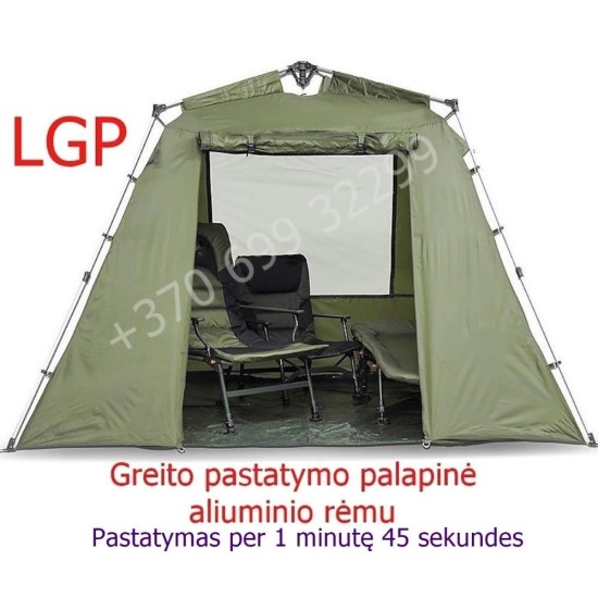 Karpinė palapinė greito pastatymo 250x250x170 cm. Galima su antru sluoksniu Karpinė palapinė greito pastatymo 250x250x170 cm. Galima su antru sluoksniu