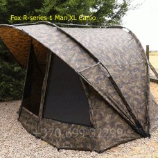 Fox R-Series 1-Man XL Camo Bivvy 295 x 235 x 165 cm karpinė palapinė
