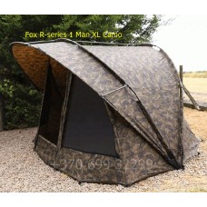 Fox R-Series 1-Man XL Camo Bivvy 295 x 235 x 165 cm karpinė palapinė