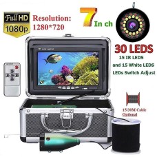 Povandeninė kamera 7 colių Full HD raiška 30 metrų laidas
