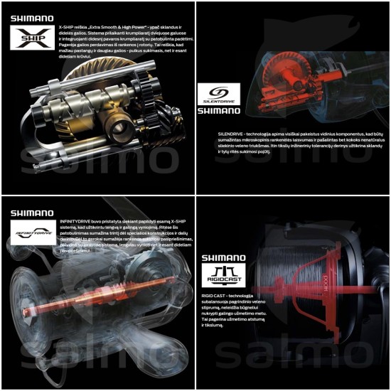 Shimano Ultegra 14000 XTE karpinė ritė Shimano Ultegra 14000 XTE karpinė ritė
