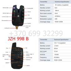 Kibimo indikatoriai signalizatoriai JZH 998B. Turi apsaugą nuo vagių