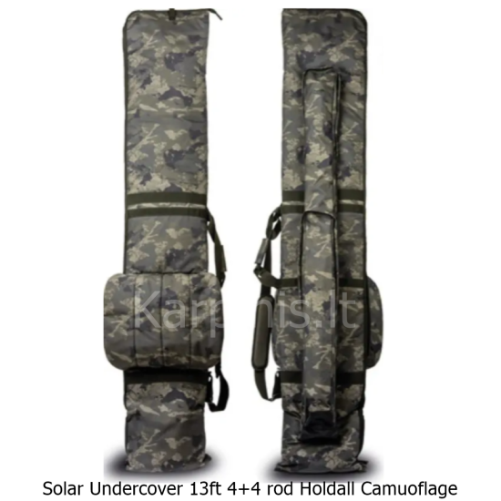 Solar Undercover Rod Holdall Camouflage karpinis dėklas 13 ft 4+4 kotams